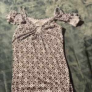 Brown 2000s’ -esque blouse